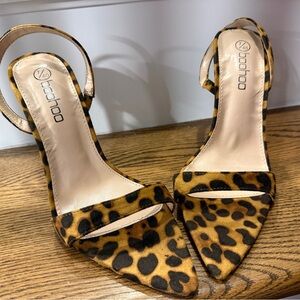 Boohoo Leopard Print Women's Heels